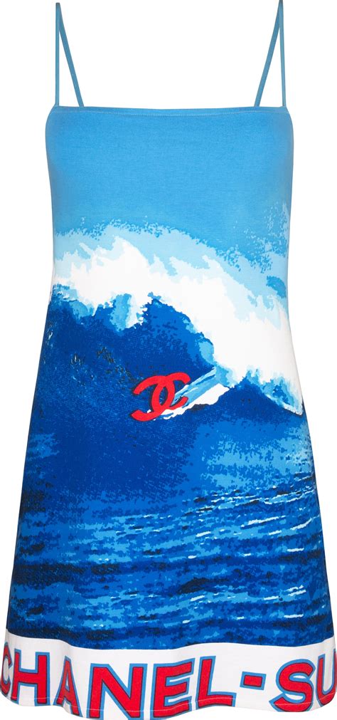 Chanel Surf Print Mini Dress 